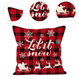 Maxbell Christmas Pillow Cover Zippered 18x18 Pillow Case for Living Room Xmas Decor