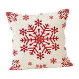 Maxbell Christmas Pillow Cover Printed Cushion Cover for Xmas Living Room Decoration Style D