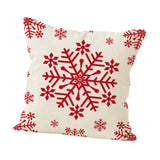 Maxbell Christmas Pillow Cover Printed Cushion Cover for Xmas Living Room Decoration Style D