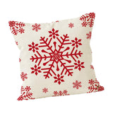 Maxbell Christmas Pillow Cover Printed Cushion Cover for Xmas Living Room Decoration Style D