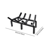 Maxbell Fireplace Grate Kindling Tool Firewood Burning Rack for Cooking Home Outside