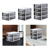 Maxbell Drawers Box Sundries Container Portable Desktop Storage Box for Makeups Dorm