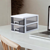 Maxbell Drawers Box Sundries Container Portable Desktop Storage Box for Makeups Dorm