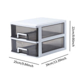 Maxbell Drawers Box Sundries Container Portable Desktop Storage Box for Makeups Dorm