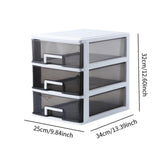 Maxbell Drawers Box Sundries Container Portable Desktop Storage Box for Makeups Dorm