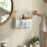 Maxbell Wall Mounted Organizer Shelf Easy to Install Home for Office Laundry Bedroom 22 cmx4.5 cmx12 cm