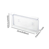 Maxbell Wall Mounted Organizer Shelf Easy to Install Home for Office Laundry Bedroom 22 cmx4.5 cmx12 cm