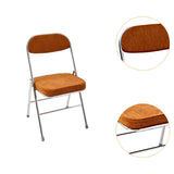 Maxbell Folded Chair Multifunction Decor Meeting Room Chair for Party Indoor Wedding Brown