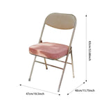 Maxbell Folded Chair Multifunction Decor Meeting Room Chair for Party Indoor Wedding Pink