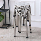 Maxbell Stackable Stool Stainless Steel Home Stool for Classroom Home Office Kitchen