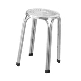Maxbell Stackable Stool Stainless Steel Home Stool for Classroom Home Office Kitchen