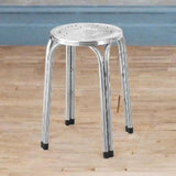 Maxbell Stackable Stool Stainless Steel Home Stool for Classroom Home Office Kitchen