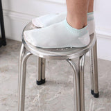 Maxbell Stackable Stool Stainless Steel Home Stool for Classroom Home Office Kitchen