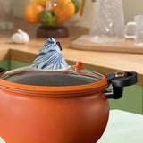 Maxbell Triangle Pot Cap Kettle Lid Cover Pot Grip Cover for Cooking Home Frying Pan Style A