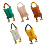 Maxbell Hanging Tissue Bag Container Portable Car Tissue Box for Home Kitchen Toilet White