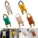 Maxbell Hanging Tissue Bag Container Portable Car Tissue Box for Home Kitchen Toilet White
