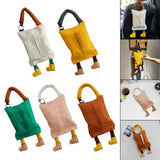 Maxbell Hanging Tissue Bag Container Portable Car Tissue Box for Home Kitchen Toilet White