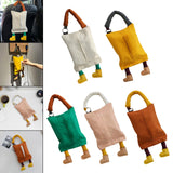 Maxbell Hanging Tissue Bag Container Portable Car Tissue Box for Home Kitchen Toilet White