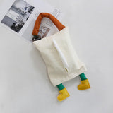 Maxbell Hanging Tissue Bag Container Portable Car Tissue Box for Home Kitchen Toilet White