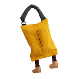 Maxbell Hanging Tissue Bag Container Portable Car Tissue Box for Home Kitchen Toilet Yellow