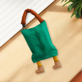 Maxbell Hanging Tissue Bag Container Portable Car Tissue Box for Home Kitchen Toilet Green