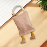 Maxbell Hanging Tissue Bag Container Portable Car Tissue Box for Home Kitchen Toilet Pink