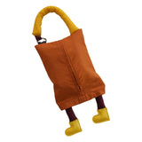 Maxbell Hanging Tissue Bag Container Portable Car Tissue Box for Home Kitchen Toilet Brown