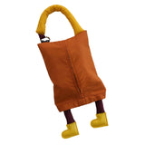 Maxbell Hanging Tissue Bag Container Portable Car Tissue Box for Home Kitchen Toilet Brown