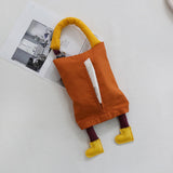 Maxbell Hanging Tissue Bag Container Portable Car Tissue Box for Home Kitchen Toilet Brown