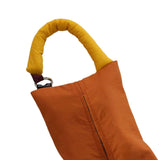 Maxbell Hanging Tissue Bag Container Portable Car Tissue Box for Home Kitchen Toilet Brown