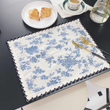 Maxbell Placemat Washable Floral Patterned Non Slip Place Mat for Home Dinner Family