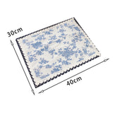 Maxbell Placemat Washable Floral Patterned Non Slip Place Mat for Home Dinner Family