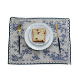 Maxbell Placemat Washable Floral Patterned Non Slip Place Mat for Home Dinner Family