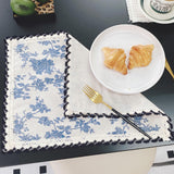 Maxbell Placemat Washable Floral Patterned Non Slip Place Mat for Home Dinner Family