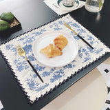 Maxbell Placemat Washable Floral Patterned Non Slip Place Mat for Home Dinner Family