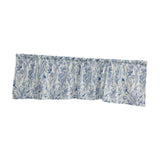 Maxbell Half Curtain Vintage Floral Pattern Window Screen Rustic Rod Pocket Curtains
