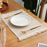 Maxbell Dining Table Placemat Table Mat Decoration for Restaurant Coffee Table Party Large Square Grid