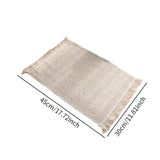 Maxbell Dining Table Placemat Table Mat Decoration for Restaurant Coffee Table Party Large Square Grid