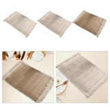 Maxbell Dining Table Placemat Table Mat Decoration for Restaurant Coffee Table Party Large Square Grid