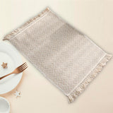 Maxbell Dining Table Placemat Table Mat Decoration for Restaurant Coffee Table Party Large Square Grid