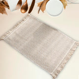 Maxbell Dining Table Placemat Table Mat Decoration for Restaurant Coffee Table Party Large Square Grid
