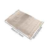 Maxbell Dining Table Placemat Table Mat Decoration for Restaurant Coffee Table Party Small Square Grid
