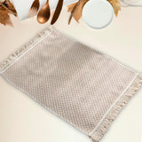 Maxbell Dining Table Placemat Table Mat Decoration for Restaurant Coffee Table Party Small Square Grid
