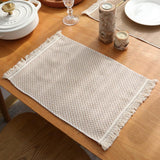 Maxbell Dining Table Placemat Table Mat Decoration for Restaurant Coffee Table Party Small Square Grid