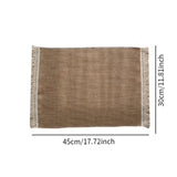 Maxbell Dining Table Placemat Table Mat Decoration for Restaurant Coffee Table Party Brown