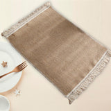 Maxbell Dining Table Placemat Table Mat Decoration for Restaurant Coffee Table Party Brown