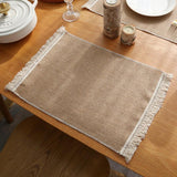 Maxbell Dining Table Placemat Table Mat Decoration for Restaurant Coffee Table Party Brown