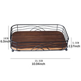 Maxbell Napkin Holder Desktop Sundries Storage Rack for Restaurant Dining Room Table