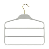 Maxbell Pants Hanger Compact Clothes Rack Clothes Hanger for Towels Trousers Scarves Gray