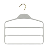 Maxbell Pants Hanger Compact Clothes Rack Clothes Hanger for Towels Trousers Scarves Gray